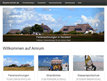 Tablet Screenshot of boyens-amrum.de